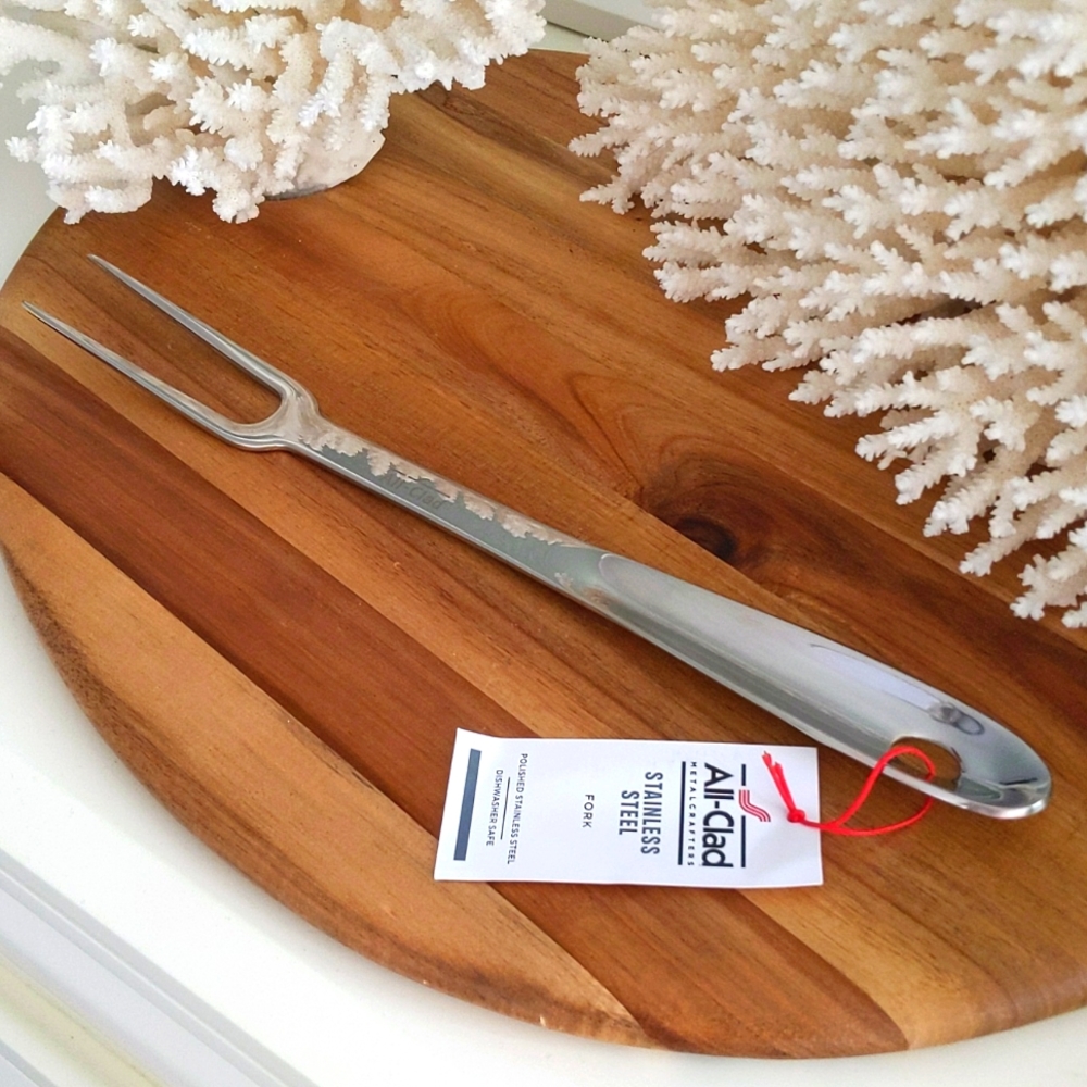 ALL-CLAD 🔥NWT🔥metal crafters stainless steel fork polished stainless steel. A+